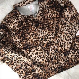 Brand new lularoe Kenny 3xl leopard jacket